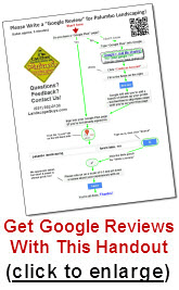 See an example of the Google review handout
